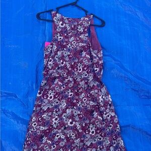 Xhilaration Purple Floral Blouse